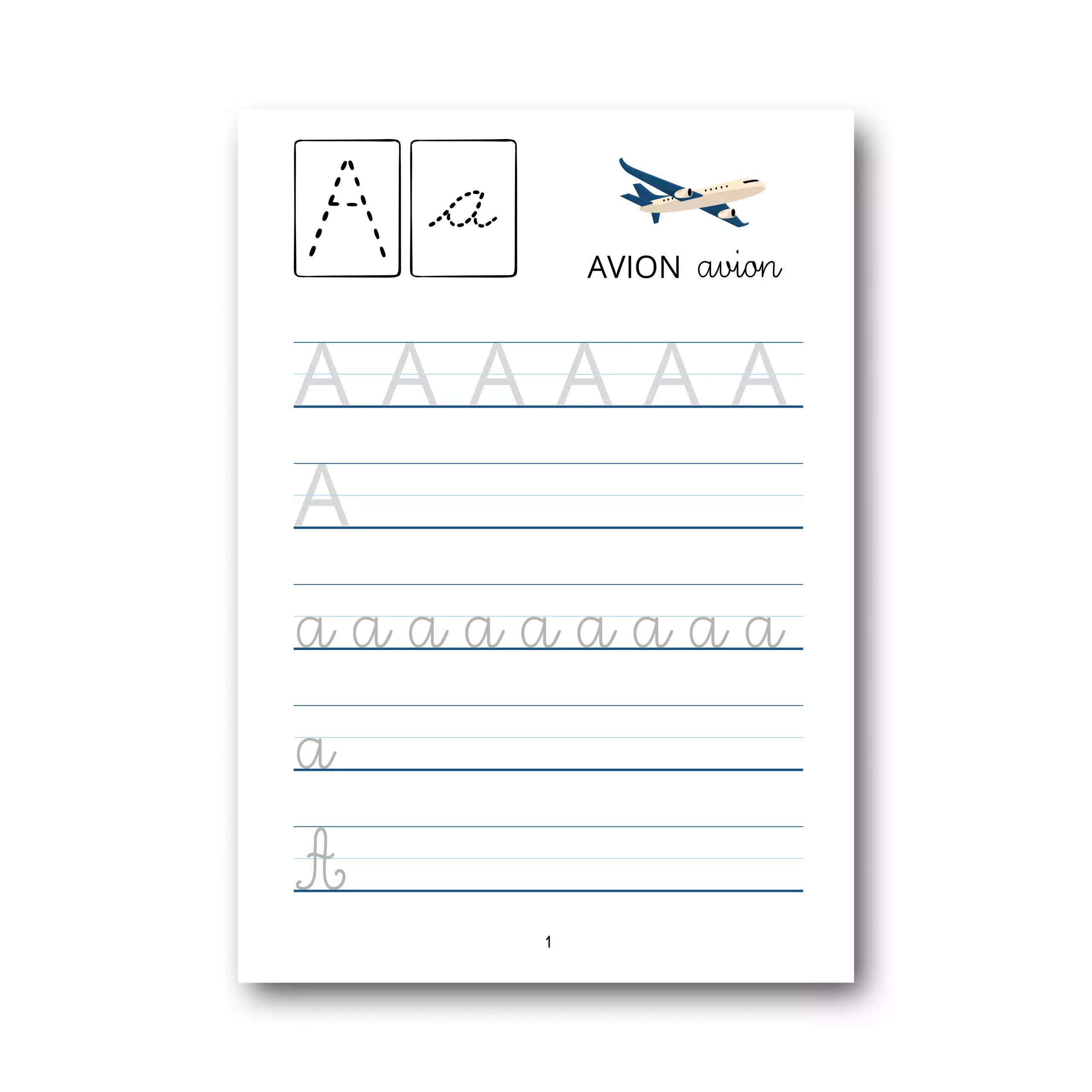 Livret d’Écriture – Lettres Capitales & Cursives – Image 2